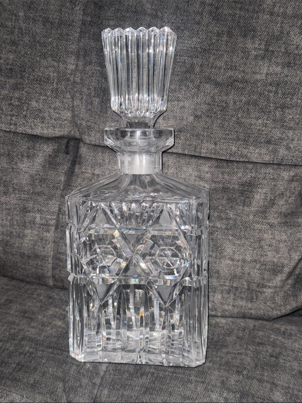 1960’s Waterford liquor bottle with stopper